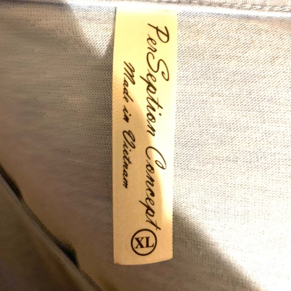 PerSeption Concept Sky Blue Short Sleeve Top - Picture 4 of 4